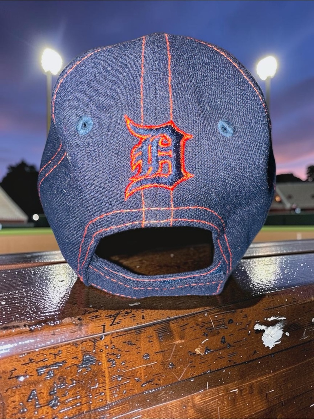 New Era Brand Detroit Tigers Cap - Orange & Black Toddler EUC - Picture 6 of 8